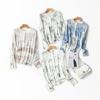 Acetate Wool Blended Printed Knitted Cardigan Women's Summer New Loose Versatile Thin Coat Top