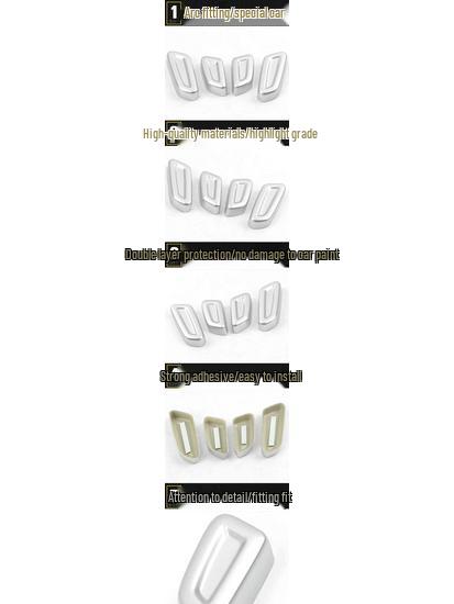 MG6 Seat Adjustment Frame & Electroplated Button Control Stickers - Car Accessories