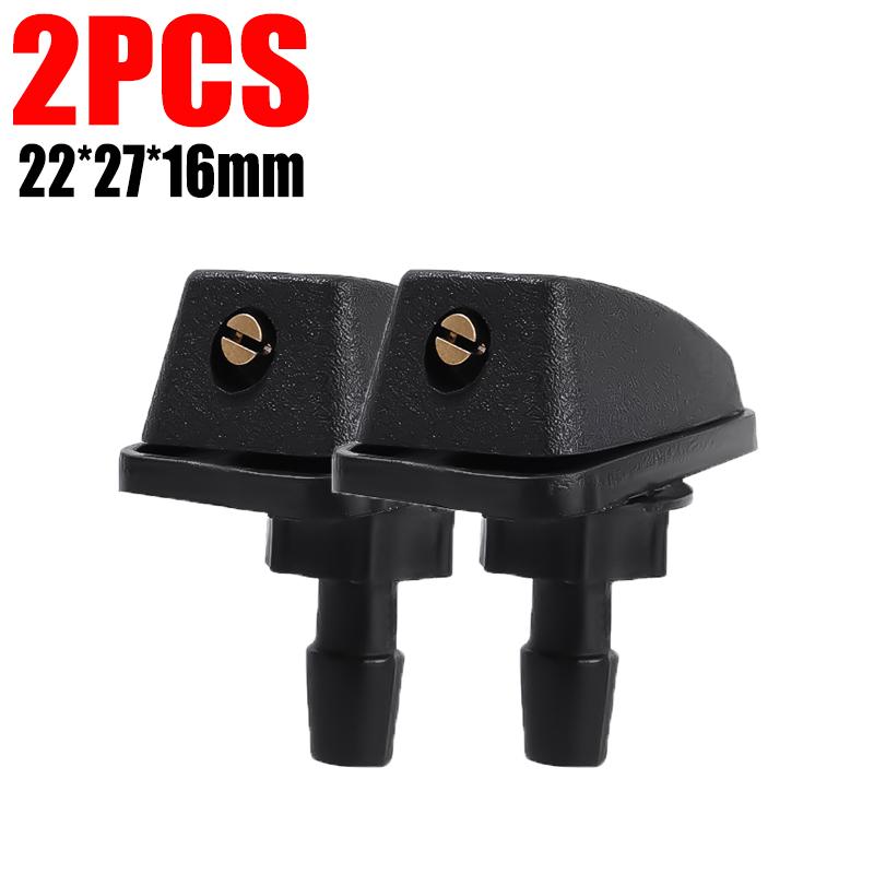 Car Front Windshield Wiper Nozzle 360°  Adjustable Wiper Spray Water Washer Universal Auto Nozzles Sprayer Adapter