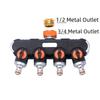 Splitter Design 4-Way Faucet Diverter Tap Connector Hose Connector Splitter  Garden Watering