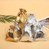 20Pcs Adjustable Jewelry Packaging Bag Dustproof Silver Gold Colors Gift Drawstring Bags Reusable Portable Candy Storage Pouches