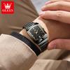 OLEVS 2712 Luxury Man Watches Fashion Business Square Quartz Watch For Men Waterproof Luminous Watches For Man Clock Reloj