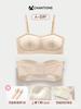 Strapless underwear women's non-slip gathering small breasts show big chest wrapping new invisible seamless tube top