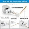 Pull Rod Toilet Tank Handle Side Mount Toilet Trip Lever Flush System Toilet Flush Handle  Bathroom