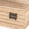 1/3Pcs Rustic Vintage Style Wooden Storage Box With Hinged Lid Keepsake Box Organizer For Trinket Home Decor Crafts Art Hobbies