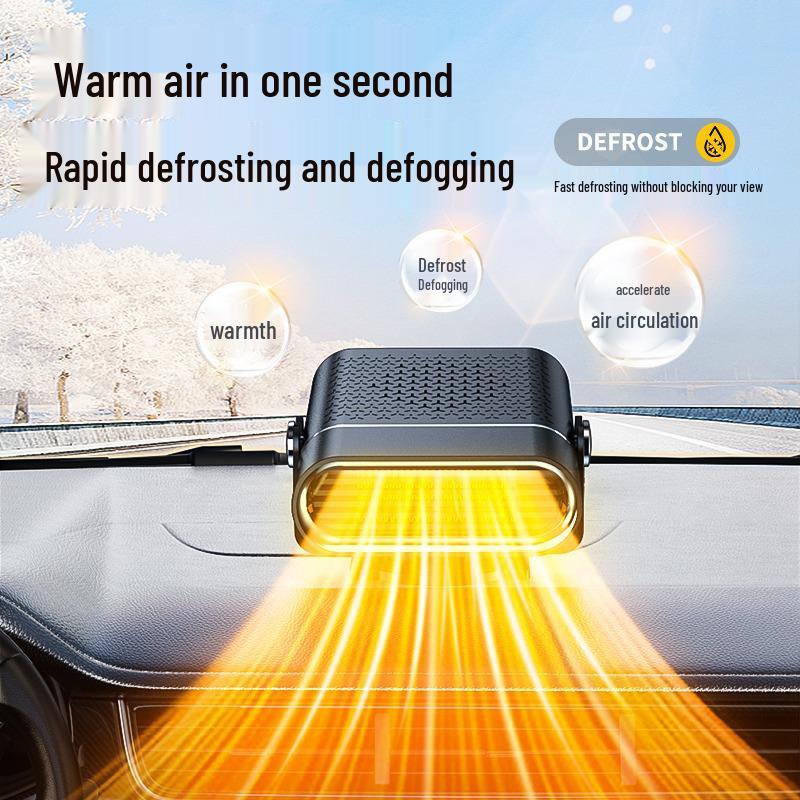 12V/24V Fast Heating Car Heater & Winter Defogging Fan for Trucks