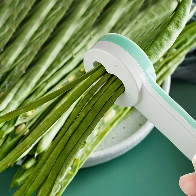 Manual Green Bean Slicer Multi-functional Vegetable Cutter Household Kitchen Cooking Accessories Tool Creative Green Bean Tools