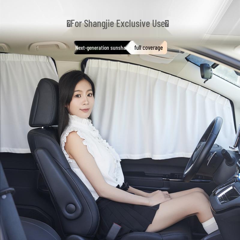 

Car Sunshade Curtains for H5: Summer Privacy & Sun Protection Khaki [Choose Any 1 Window]*Specify Which Window*
