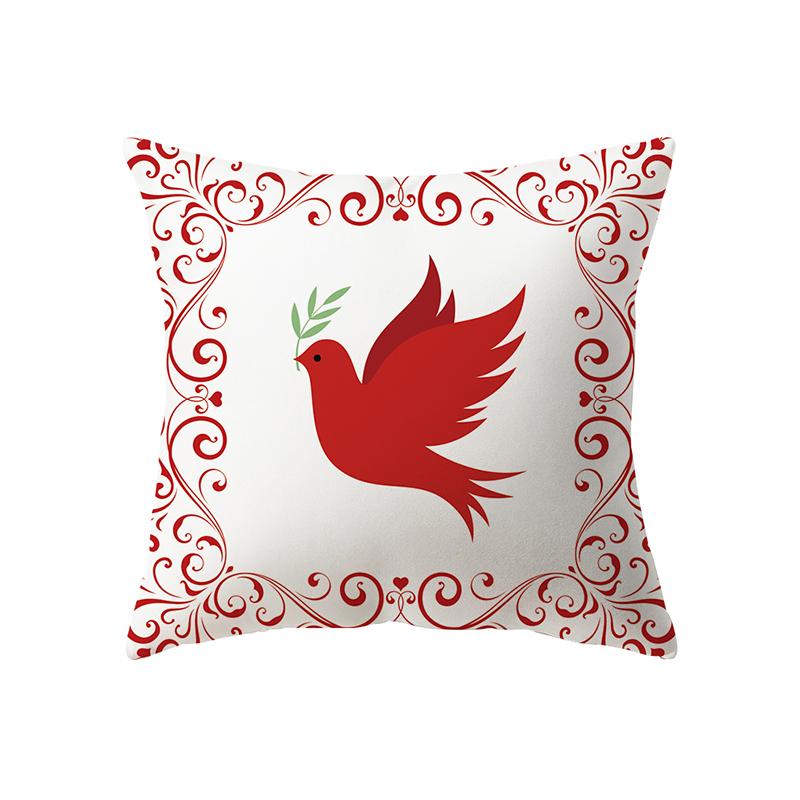 Χριστουγεννιάτικη Διακόσμηση Χριστουγεννιάτικο Θέμα Εκτύπωση Σχέδιο Κάλυμμα Μαξιλαριού Διακόσμηση Σαλονιού Σπιτιού Κάλυμμα Μαξιλαριού Μαξιλάρι