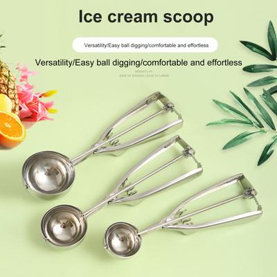 Ice Cream Scoop with with Trigger Release Fruit Melon Baller Heavy Duty