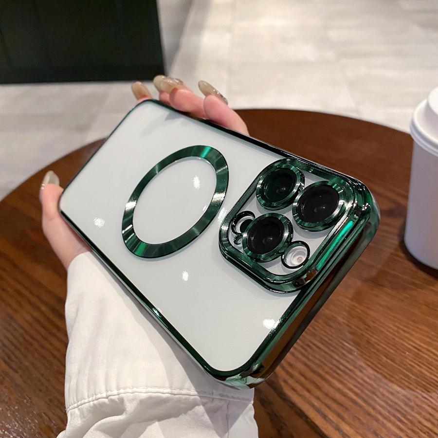 

Роскошный магнитный чехол для беспроводной зарядки iPhone 16 Pro Max 16 Plus 16 iPhone 15 14 13 12 11 Pro Max противоударный чехол iPhone 16 Pro Max