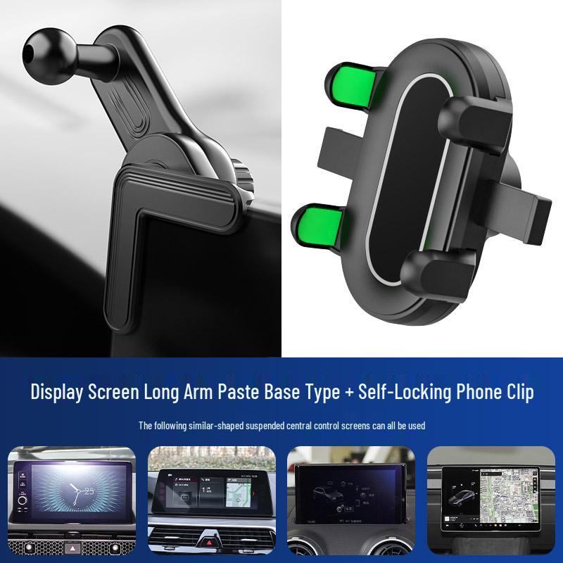 Car Phone Holder Base: Non-Obstructive Side Vent Mount for In-Car Navigation