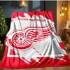 Vintage Detroit Wings Logo Decke Flanell Überwurf für Sofa, Innenbereich, Camping, Wohnzimmer, Büro, Stuhl und Bett Weiches Geburtstagsgeschenk