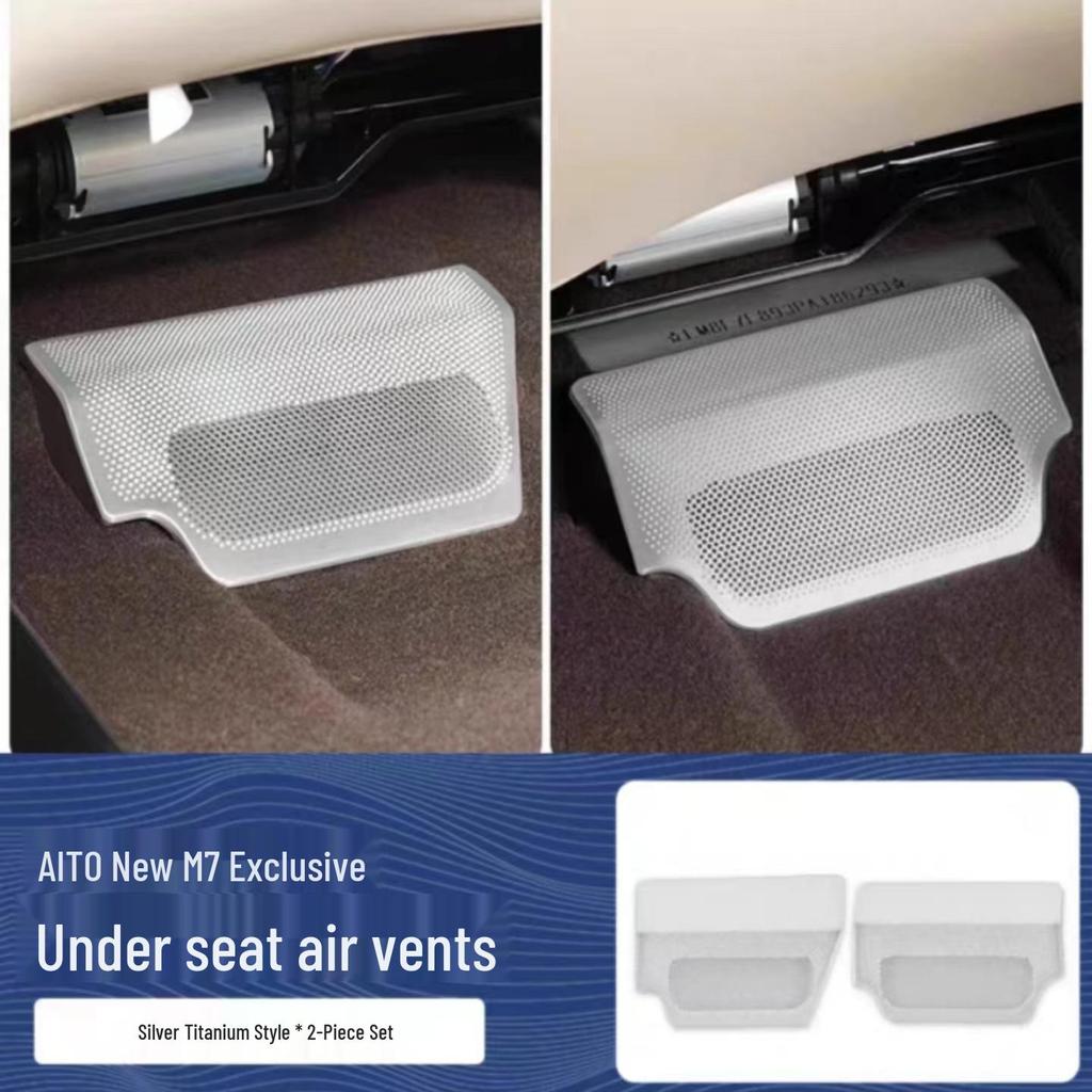 Stainless Steel A/C Vent Cover for AITO M7 Refresh Edition Pro