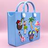 Sommer grenzüberschreitende Strandreise Blumenlochtaschen Zubehör - DIY Bogg Bag