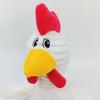Cartoon Rooster Shape Squeaky Plush Dog Toys Chew-Resistant Dog Stuffed Chicken Toys  Cats