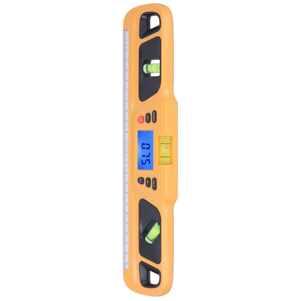 High Accuracy Magnetic Spirit Level Levelling Instrument Mini Digital Protractor for Home Decoration Garden WorkOrange