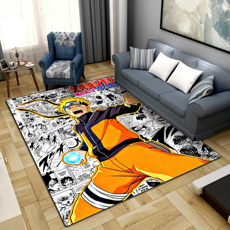 Anime-Naruto  Area Carpet for Living Room Bedroom Home Decor Cool Movie Mat Floor Mat -LXR43