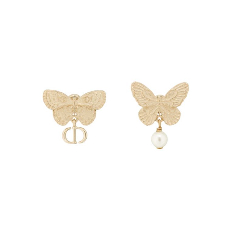 

Dior Butterfly Design Resin Metal Earrings Women earrings Gold E3059WOMRS Box+Shopping Bag