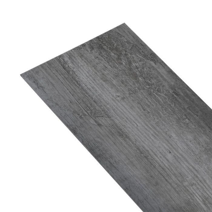 VidaXL Planches de Plancher Revêtement de Sol Dalle de Sol Salon Salle de Séjour Chambre à Coucher Maison PVC 5,02 m² 2 mm 146563