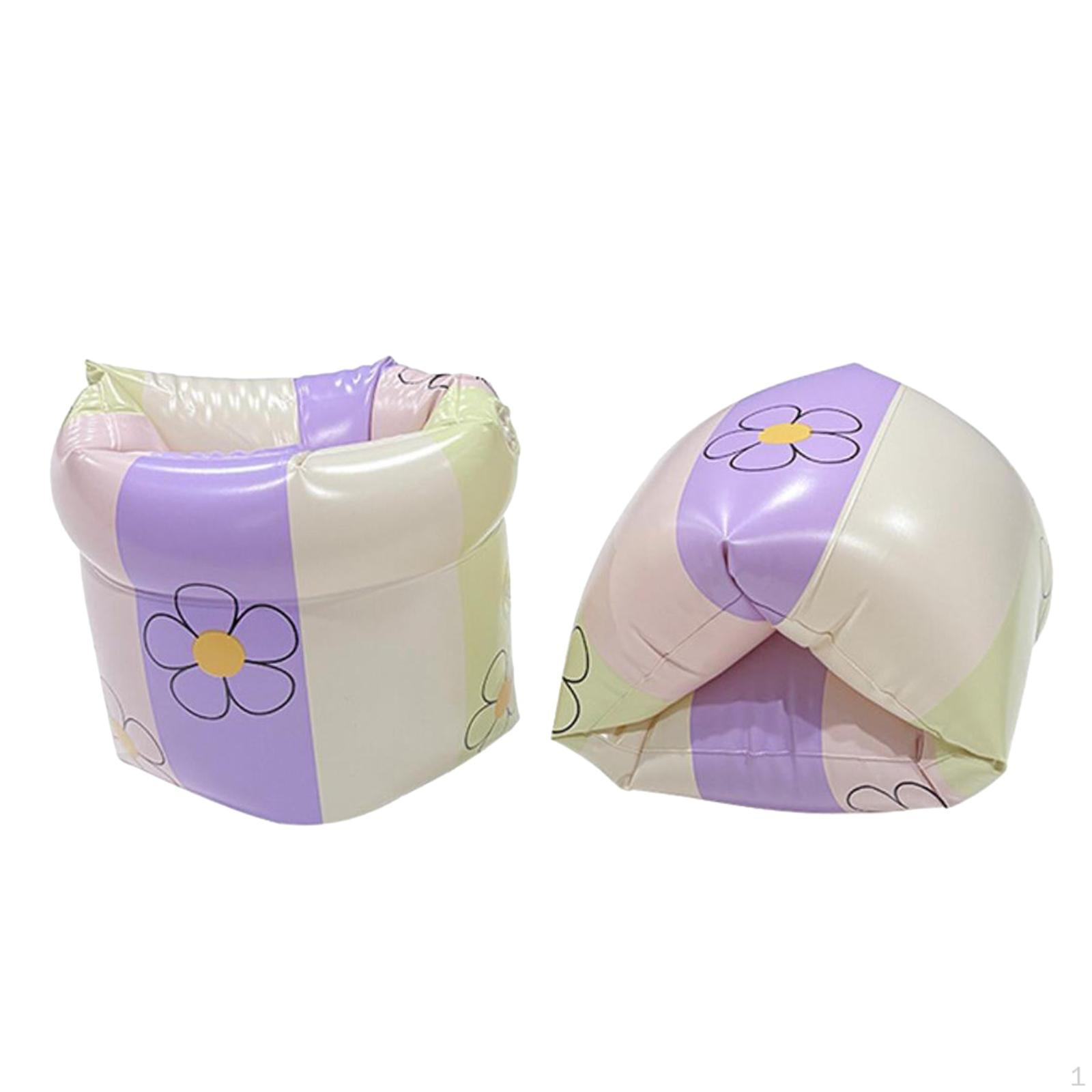 

1 Pair Kids Swimming Arm Float for Children Training Aid Floating Rings Фіолетовий