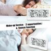 Digital Desk Clock Large Screen Multifunctional Weather Alarm Clock With Mold Index HD LCD Display Weather Forecast Home Decor