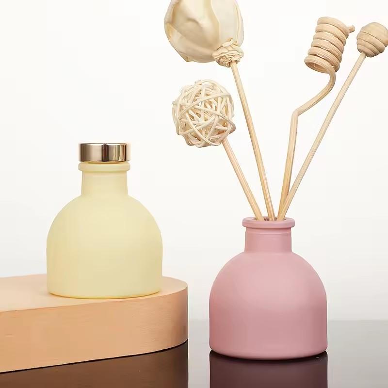 1Pc 50ml Home Fragrance Diffuser Bottles Party Gifts Glass Container Reed Diffuser Essential Oil Bottle Oil Diffusers Sticks