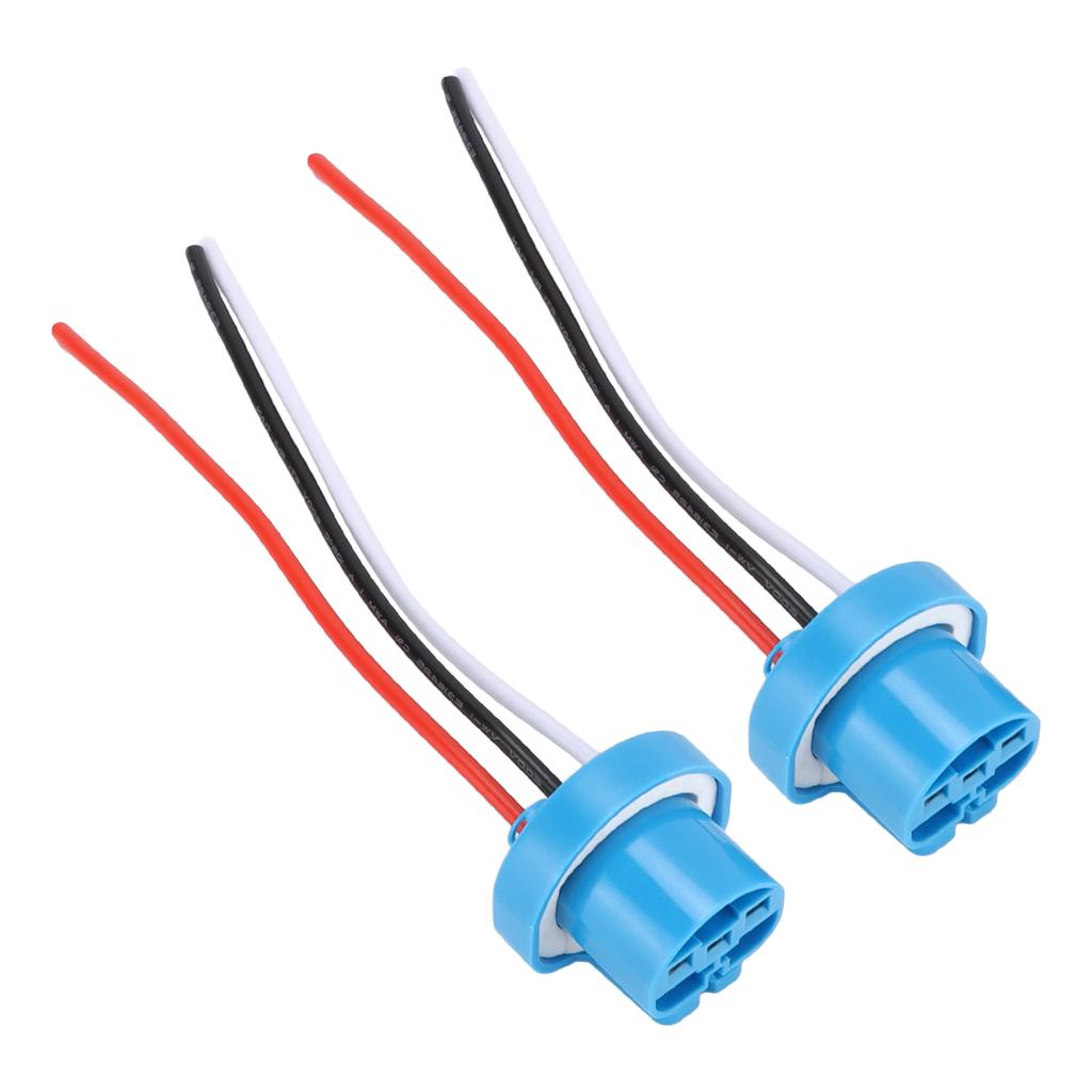 Par 9007 Kvinne Sokkel Sele Hovedlykt Tåkelys Universal for 9004 HB1 HB5 Pærer 12V?24V