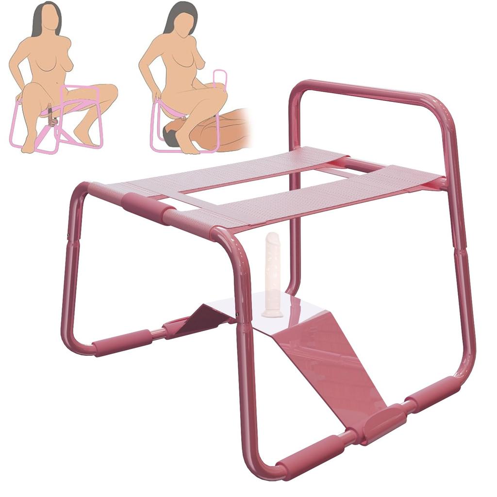 MFMYEE Móveis Sexuais Sexo SM Cadeira Sexo com Sexo Posiçãoador Corporal Sexo Bondage Masturbação Móveis Sexuais para Casais Cadeira, Alça, Balanço, Cadeira, (Rosa
