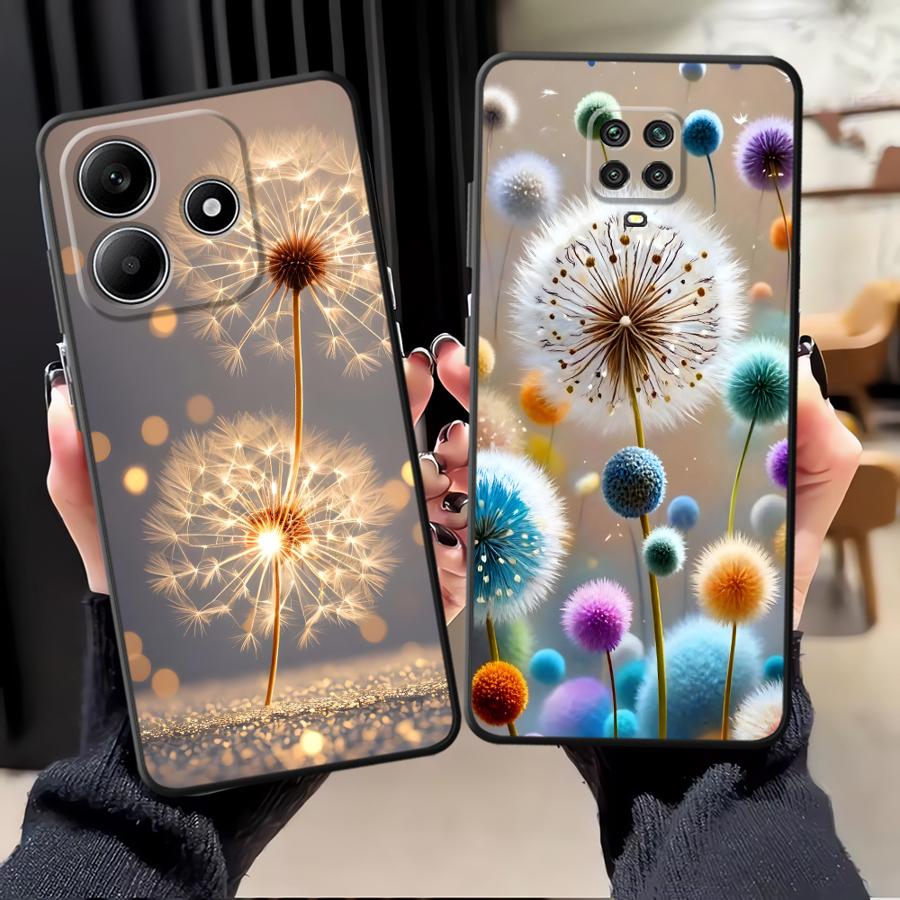 Beautiful Dandelion Case for Xiaomi Redmi Note 14 13 Pro Plus A1 A2 A3 9 8 7 A4 A5 10 12 11 Pro K40 K80 11S 14C 12C 13C 12S