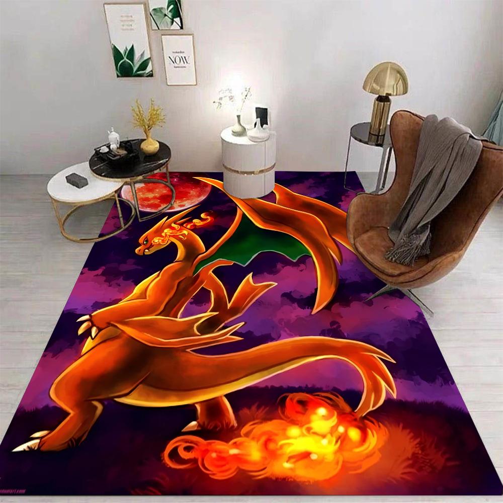 Pokemon Cartoon Carpet Rug for Home Living Room Bedroom Sofa Doormat Child Play Area Rug Non-slip Floor Mat Gift
