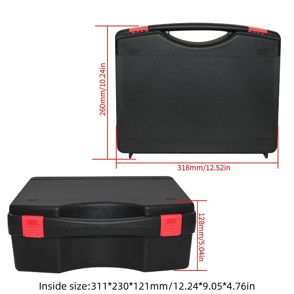 1PC Portable Multifunction Hardware Tool Box – Lightweight Plastic Storage Case for Instruments,Outdoor & Indoor Use