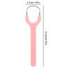 Tongue Cleaner Portable Case Stainless Steel Color Tongue Scraper Adult To Remove Bad Breath Mouth Cleaner Board Reuse Oral Care