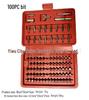 Extended Electric Screwdriver Bit Set with Holder & Rod