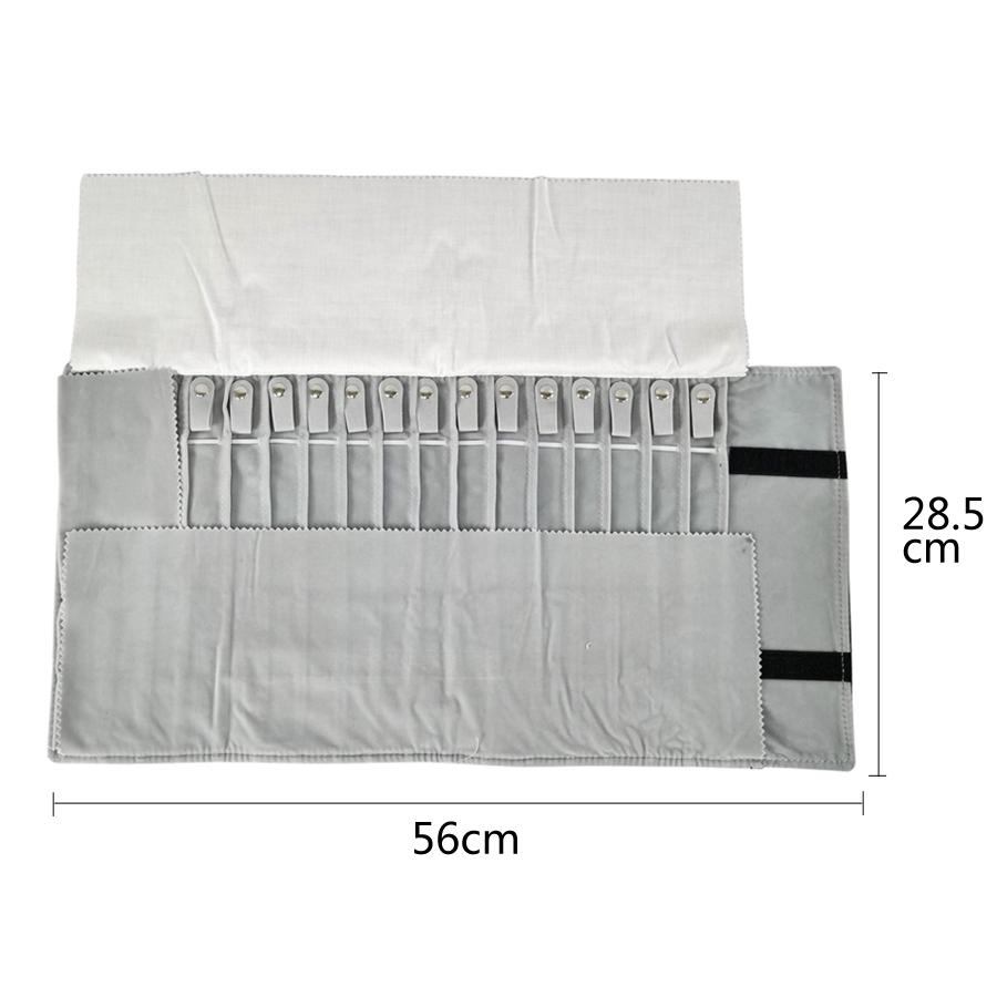 

Высококачественный бархатный или из ПУ кожи мешочек для хранения ювелирных изделий и ожерелий, удобная сумка-ролл для хранения ювелирных изделий для путешествий или выставок