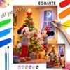 Christmas Oil Painting Hand Painting Coloring Painting Handmade Diy Home Decoration Gift