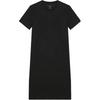 Solid Color Ribbed Short Sleeve Dress Women Dresses NT7ZS40A