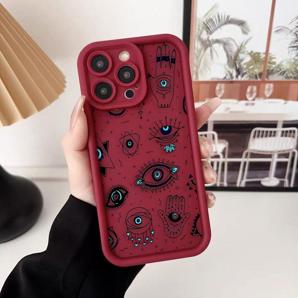 Blue Evil Eye Print Lucky Eye Cover Phone Case For HONOR 400 90 Lite 300 200 70 50 20 10i 9X 8X PRO 5G Silicone Case DIY Shell