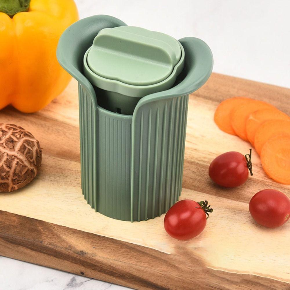 Cylindrical Fruit Vegetable Slicer Safe Design Cucumber Slicer Creative Strawberry Cutter  Potato