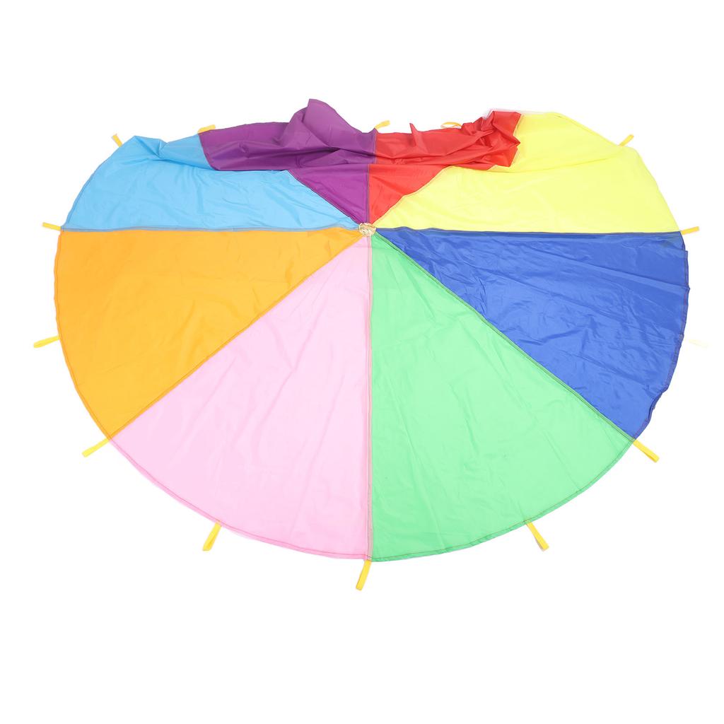 Kinder Regenbogen Fallschirm Körperliche Übung Sensorisches Training Kindergarten Outdoor Gruppenspiel Training