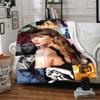 Taylor Swift Pop Art Collage Deken Zachte Plaid voor Huis Slaapkamer Bed Bank Reizen Kantoor Effen Kerstdeken