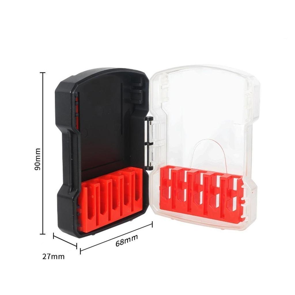 Organizer Storage Box Empty Case Holder Container Secure Snap Fit Sturdy PP Material Portable Wear