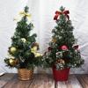 Plastic Mini Desktop Christmas Tree 20/30/40cm Christmas Tree Ornaments  Hotel Office Decor