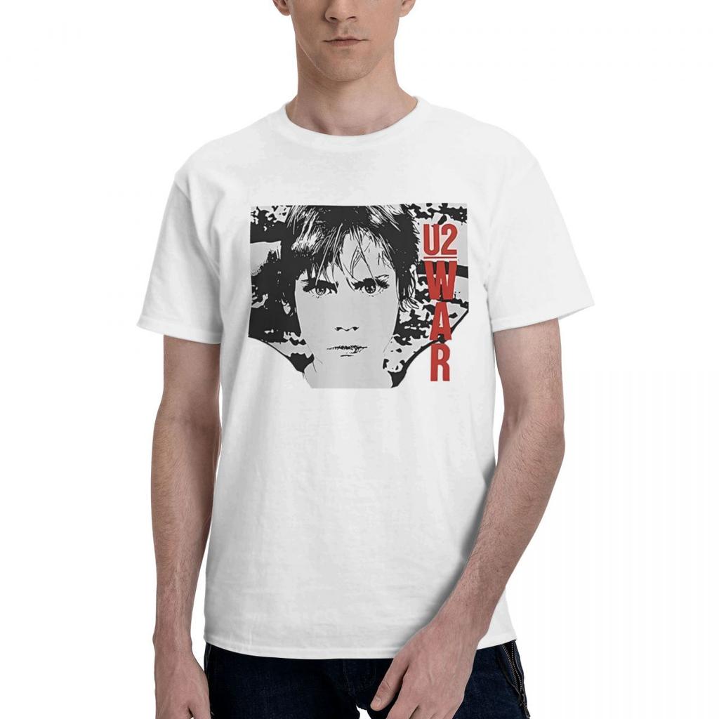 U2 Band War Man Graphic 100 Cotton Casual Breathable Confortable Anime Mens TShirts Men TShirt