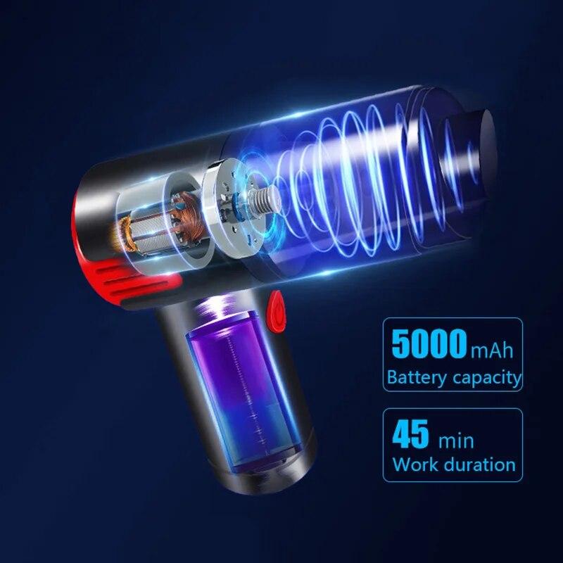 9000Pa 120W Wireless Car Vacuum Cleaner Blowable Cordless3 In 1 Handheld Auto Vacuums Home & Car Dual Use Mini Vacuum Cleaners
