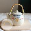 2 Pack Bamboo Teapot Handle Replacement Accessories for Ceramic & Pottery Tea Pots & Kettle - U-Shape Handle, 4 Inch