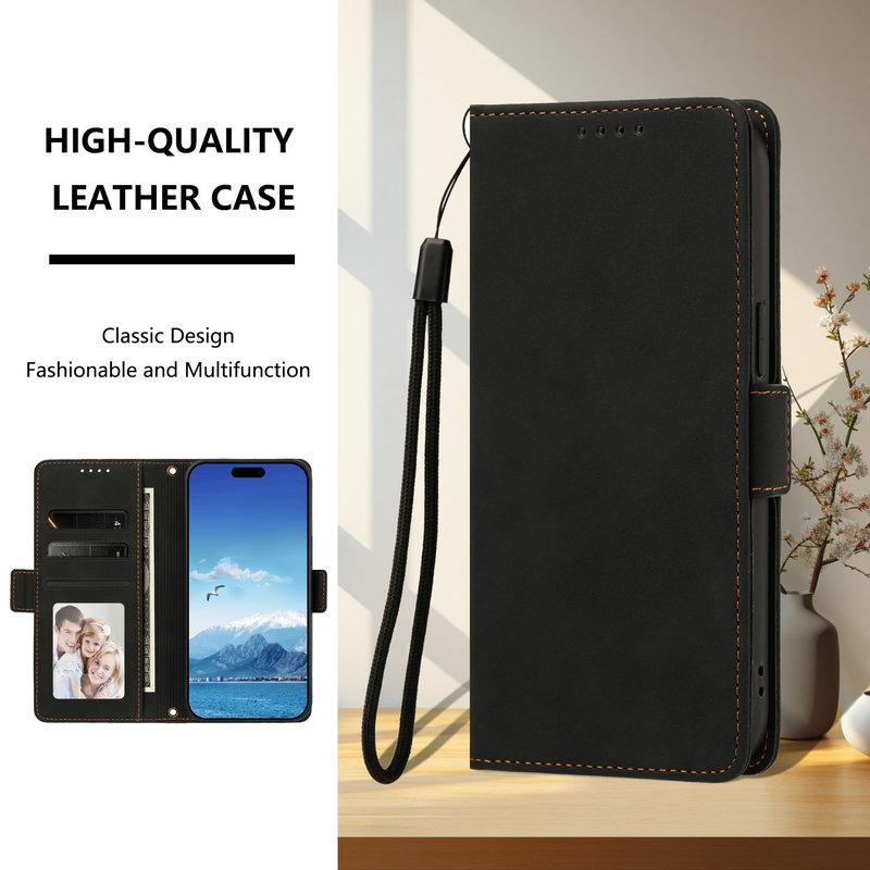 Étui de luxe Edge70 Fusion Plus 5G pour Motorola Edge 70 Pro Portefeuille en cuir Livre à clapet Housse Moto Edge 70 Max X70 Air Pro