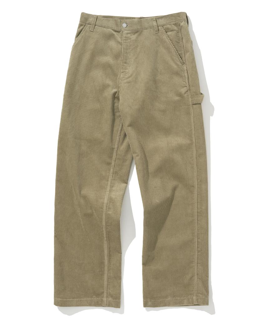 UNIFORM BRIDGE Ae Corduroy Carpenter Pants Beige