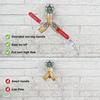 Garden Hose Splitter Full Flow,Brass 2 Way Heavy Duty,Garden Y Valve 3/4in GHT Threads