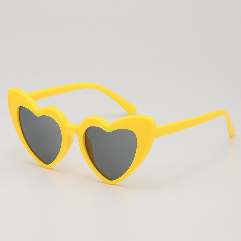JYL TS Heart Shaped Sunglasses UV Protection Cute Style For Kids 6219